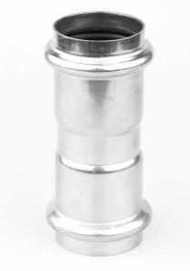 위생적 압착 끼움 관 부속품 DN15mm - DN50mm 니켈 화이트 색