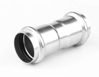 위생적 압착 끼움 관 부속품 DN15mm - DN50mm 니켈 화이트 색