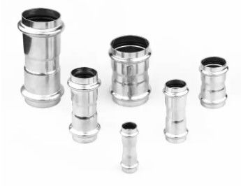 위생적 압착 끼움 관 부속품 DN15mm - DN50mm 니켈 화이트 색