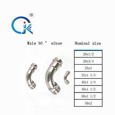 OEM 스테인레스 강 90 각도 엘보 ANSI 표준 무료샘플