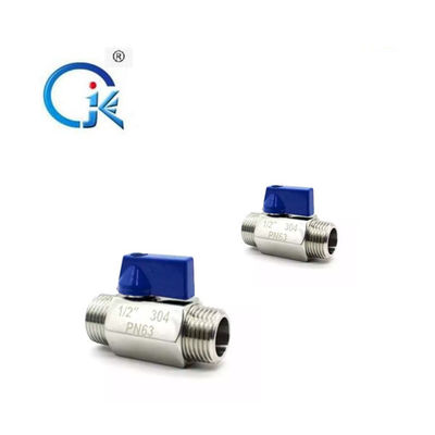 가열 앵글 밸브 SS316L을 기계화하는 OEM 작은 남자 여성 볼 밸브