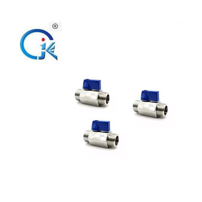 가열 앵글 밸브 SS316L을 기계화하는 OEM 작은 남자 여성 볼 밸브