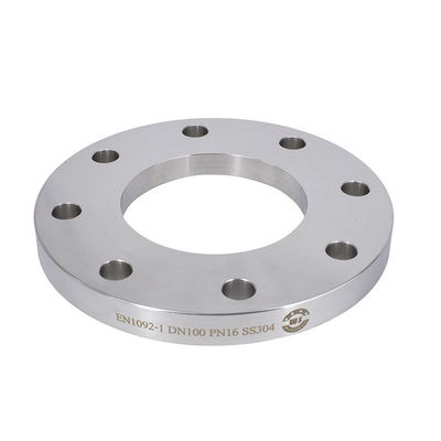 SS304 SS304L SS316 관 이음쇠 플랜지 1.5-2mm 벽 두께